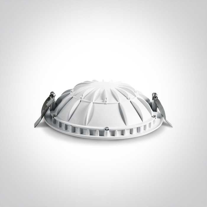 16W LED įleidžiamas šviestuvas, baltas, 4000K, 10116FD/W/C
