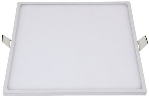 16W LED įmontuojama panelė, kvadratinė, balta, 4000K