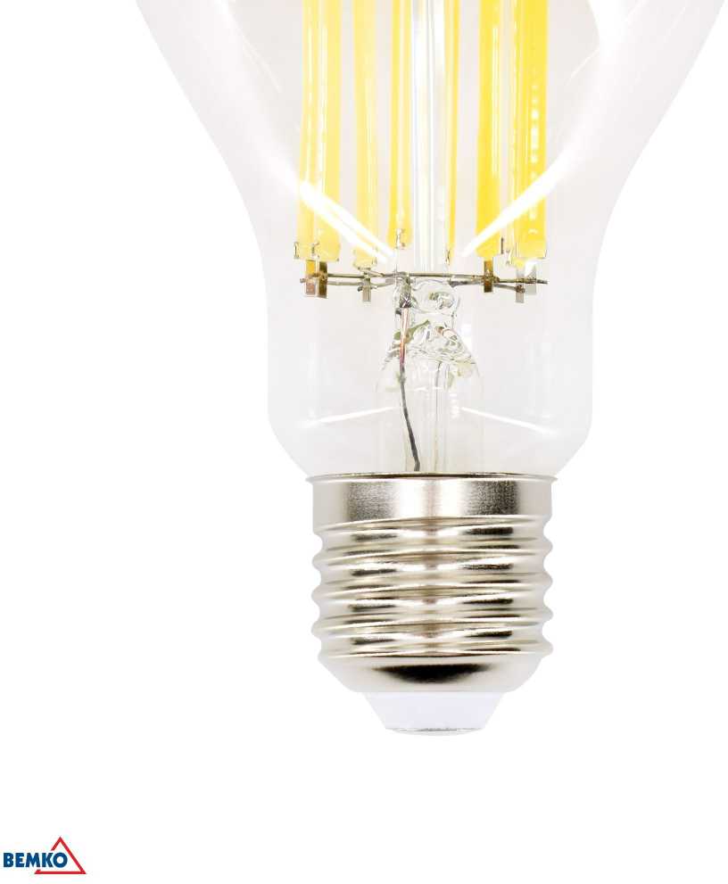 Bemko 16W LED lemputė, E27, 2700K, 320°