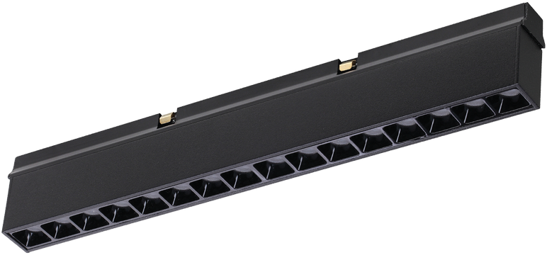 16W LED šviestuvas į magnetinės sistemos STICK bėgelį, juodas, 2700K, dimeriuojamas, 345017