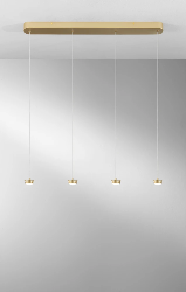 16W LED pakabinamas šviestuvas BASE, aukso sp.