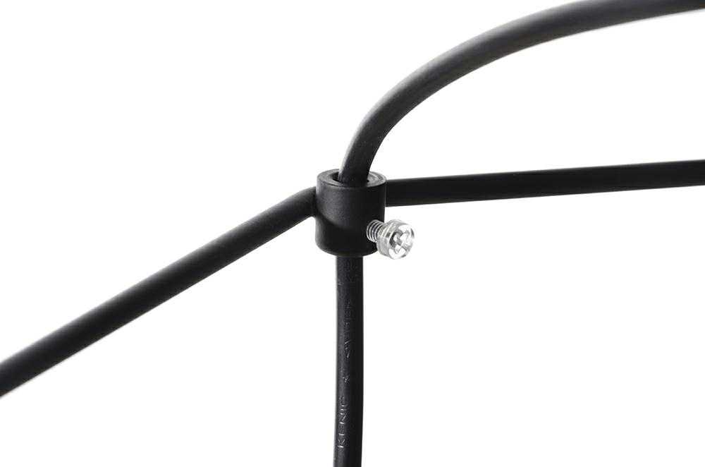 16W LED pakabinamas šviestuvas FLUSSO 8, juodas, 3000K