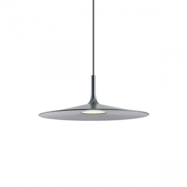16W LED pakabinamas šviestuvas KAI, tamsiai pilkas, 3000K, gaubto skersmuo 40cm, 01-3037
