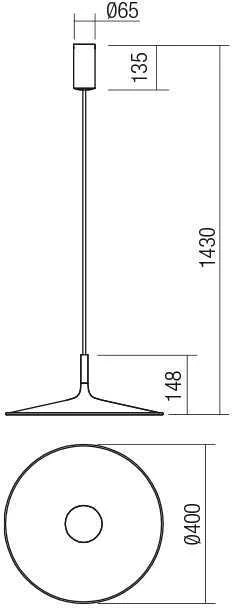 16W LED pakabinamas šviestuvas KAI, žalias, 3000K, 01-3036