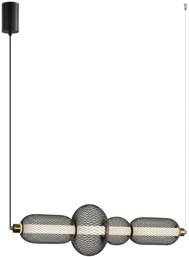 16W LED pakabinamas šviestuvas MARCO, juodas, 3000K