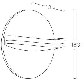 16W LED paviršinis lauko šviestuvas, tamsiai rudas, 3000K, E267