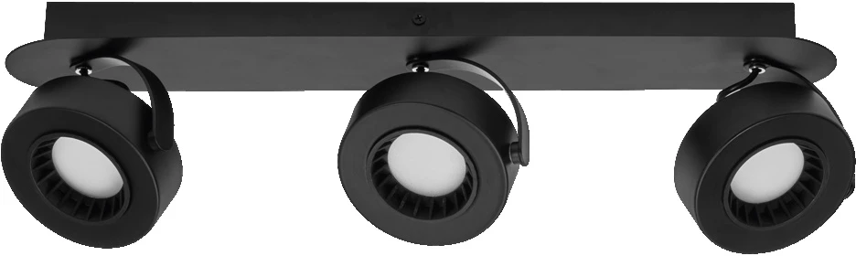 Lubinis šviestuvas 16W LED paviršinis šviestuvas SPOT VENUS, juodas, 3000K