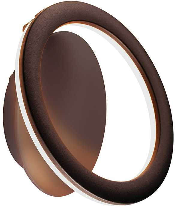 16W LED sieninis lauko šviestuvas PALERMO, rūdžių sp., 3000K, IP65, 4297900