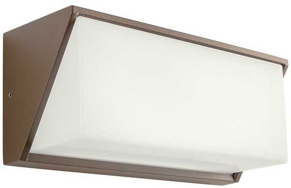 16W LED sieninis lauko šviestuvas SPECTRA, tamsiai rudas, 3000K, IP54, 90239
