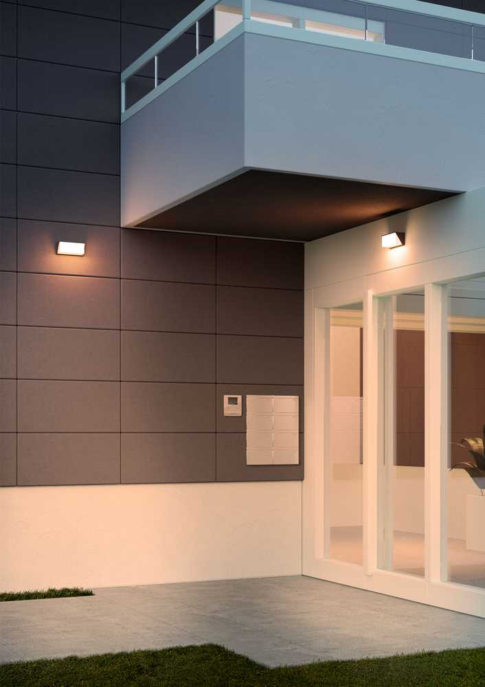 16W LED sieninis lauko šviestuvas SPECTRA, tamsiai rudas, 3000K, IP54, 90239