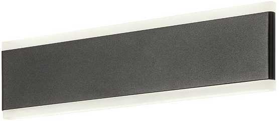 16W LED sieninis šviestuvas RAIL, juodas, 3000K, 01-2299