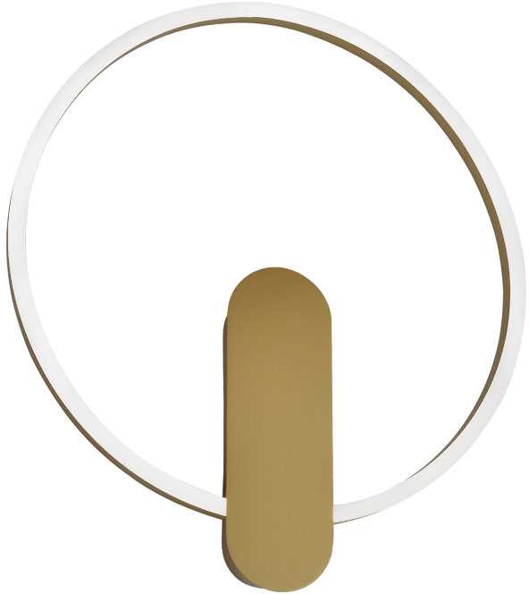 16W LED sieninis šviestuvas ZAKLIN, šlifuoto aukso sp., 3000K, 4340501