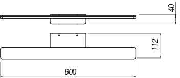 17,25W LED sieninis šviestuvas BARRIO, baltas, 3000K, IP44, 01-2501