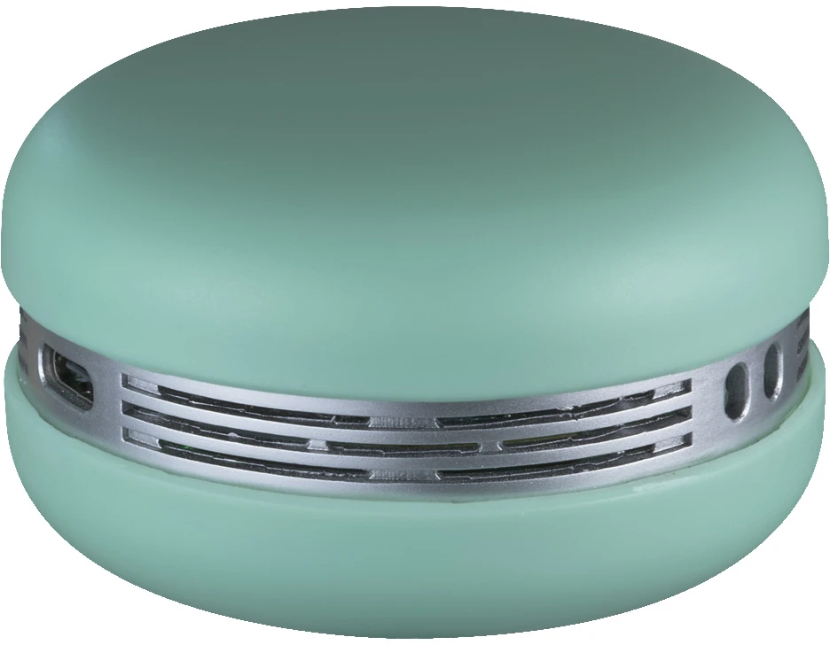 1,75W LED šviestuvas - garsiakalbis SMART MACARON, žalias, su baterija, dimeriuojamas