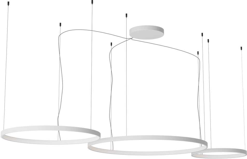 176W LED pakabinamas šviestuvas ORION, baltas, 2700/3000/4000K, dimeriuojamas, 01-3882