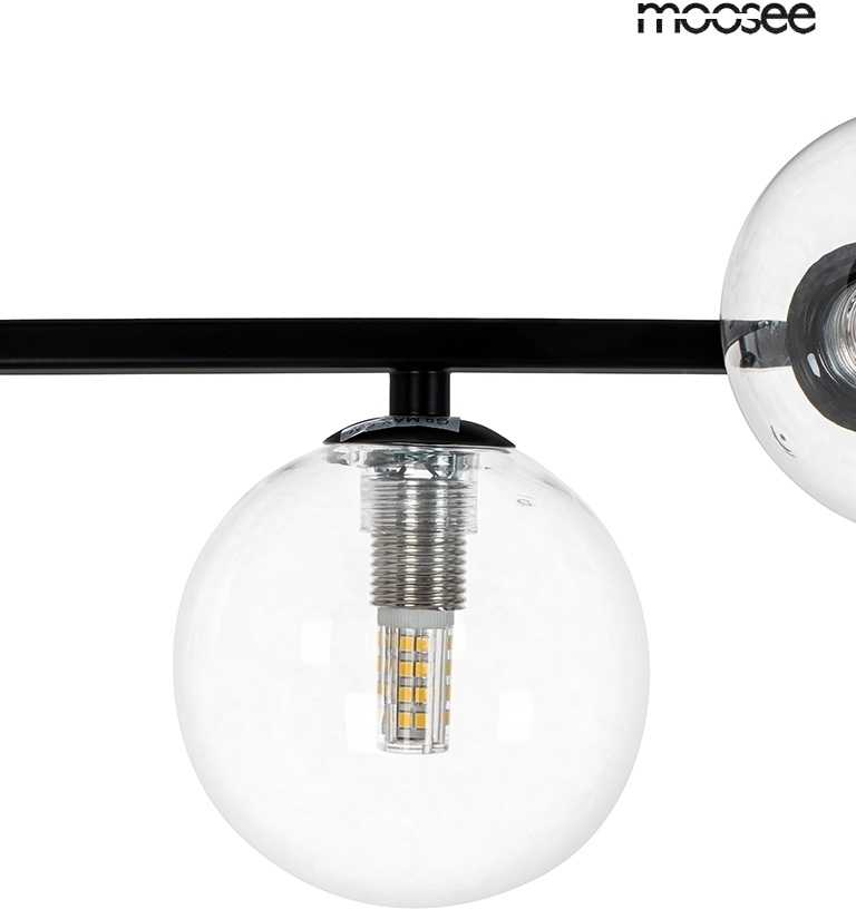17W LED + 10xG9 pakabinamas šviestuvas ALURE LINE TWIN 120, juodas, 3000K, lemputės parduodamos atskirai