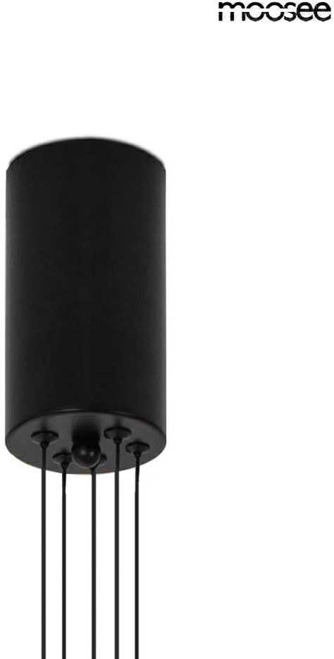 17W LED pakabinamas šviestuvas OCTO 5, juodas, 3000K