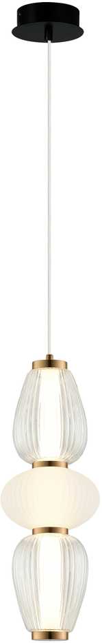 17W LED pakabinamas šviestuvas SHINY, baltos/juodos/bronzos sp., 3000K, 4303900