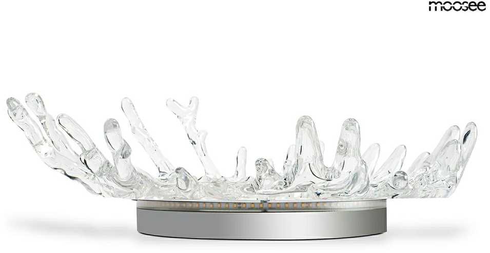 17W LED sieninis šviestuvas SPLASH L, sidabro sp., 3000K