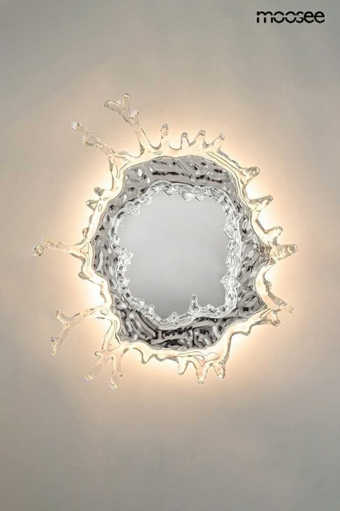 17W LED sieninis šviestuvas SPLASH M, sidabro sp., 3000K