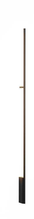 17W LED sieninis šviestuvas TWIG, matinės juodos sp., 2700K, dimeriuojamas, 01-4262