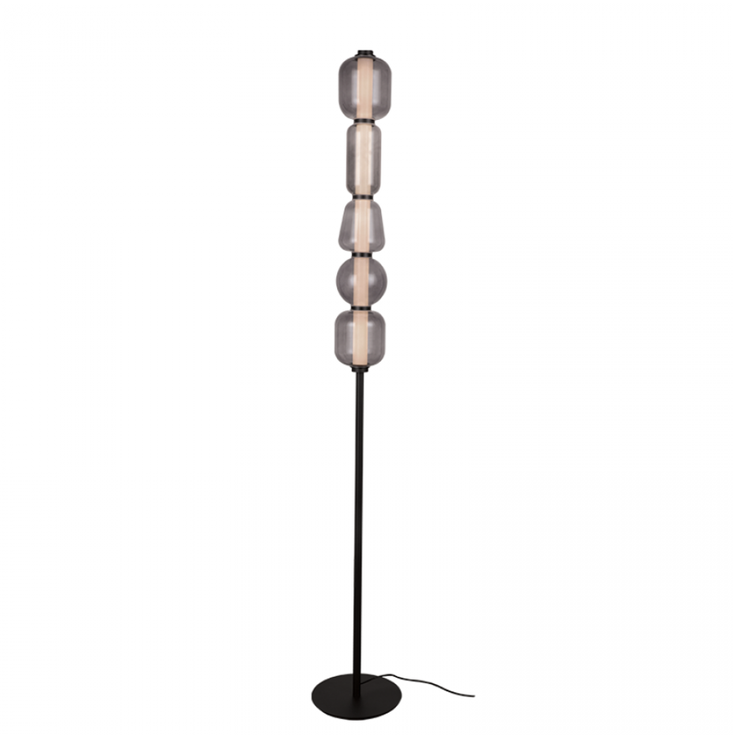 17W LED toršeras, matinės juodos/dūmų sp., 3000K, 23064