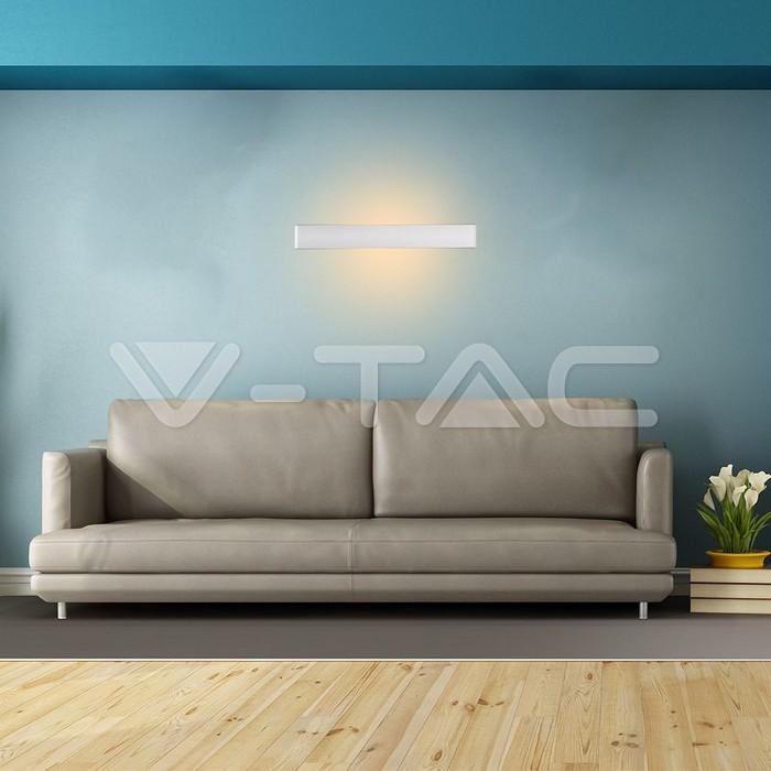 V-tac 17W sieninis šviestuvas, baltas, 3000K, IP44