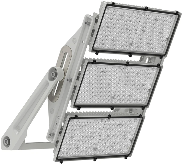 1800W LED prožektorius MAX RADIAL SYMMETRIC 25, šviesaus aliuminio sp., 4000K, 25°, IP66