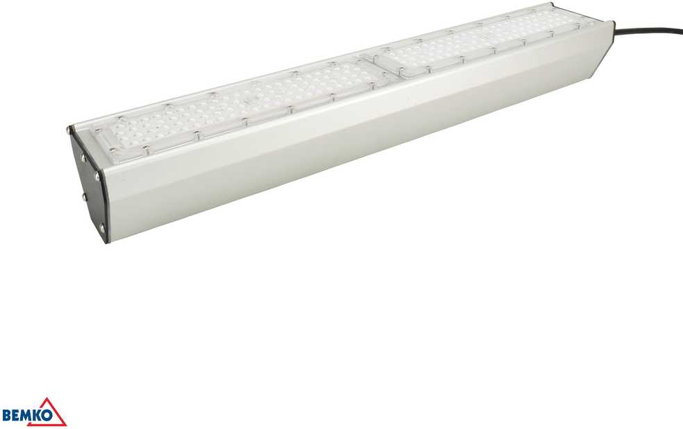 180W LED linijinis pramoninis šviestuvas MASTER PROFESSIONAL, anoduoto aliuminio sp., 4000K, IP65