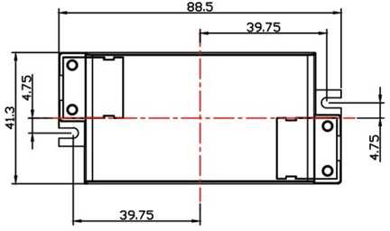 18,2W LED maitinimo šaltinis, 350mA