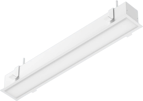18,3W linijinis įleidžiamas šviestuvas X-LINE G/K LED, anoduoto aliuminio sp., 4000K, IP44