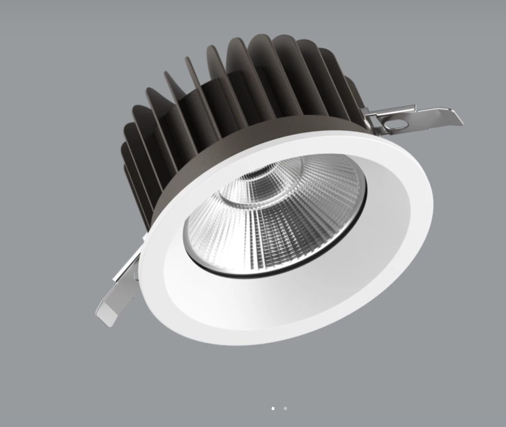 18,4W įleidžiamas šviestuvas BERYL NEW LED COMPACT O-2, baltas, 3000K, IP44