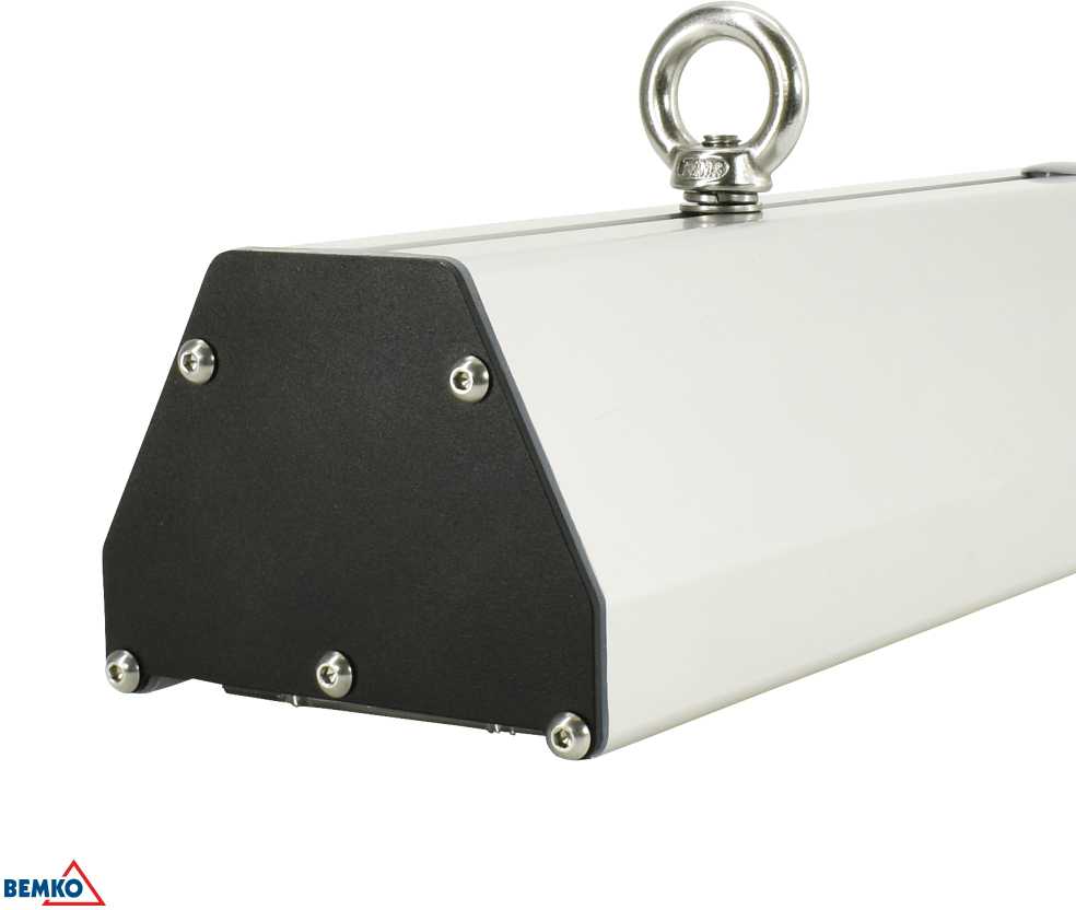 184W LED linijinis pramoninis šviestuvas MASTER STANDARD, anoduoto aliuminio sp., 4000K, IP65