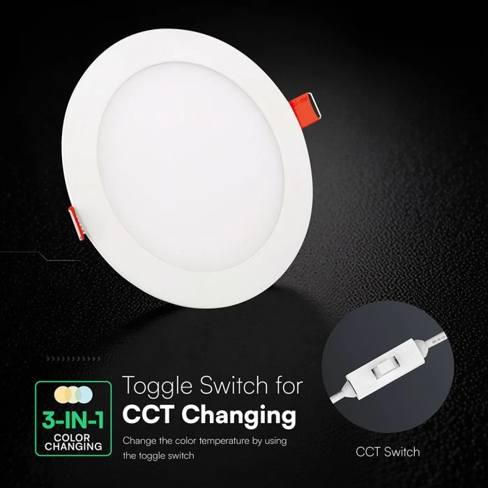 18W LED įleidžiama panelė, balta, 3000/4000/6500K, CREE LED chip