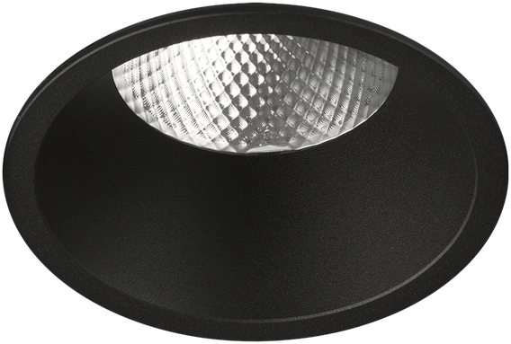 18W LED įleidžiamas šviestuvas KIDAL, juodas, 3000K, dimeriuojamas, IP44, E3771302NDT