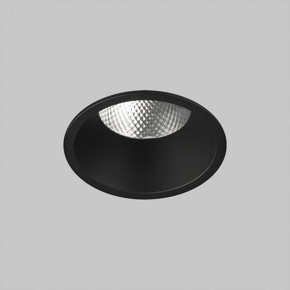 18W LED įleidžiamas šviestuvas KIDAL, juodas, 4000K, dimeriuojamas, IP44, E3771312NDT