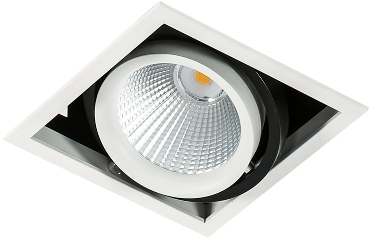 Netlighting 18W LED įleidžiamas šviestuvas VERTICO SINGLE, baltos/juodos sp., 4000K
