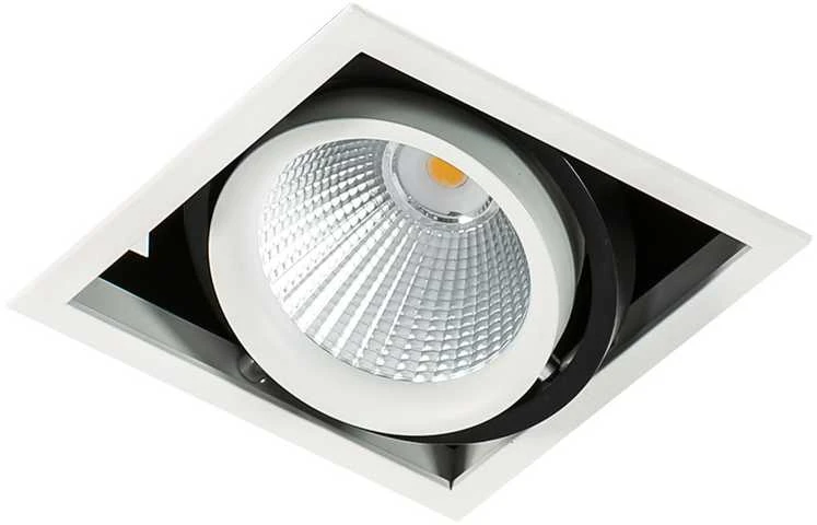 Netlighting 18W LED įleidžiamas šviestuvas VERTICO SINGLE, baltos/juodos sp., 4000K