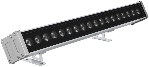 18W LED linijinis fasado šviestuvas WALLWASHER, aliuminio sp., 4000K, 45°, 500mm, IP66