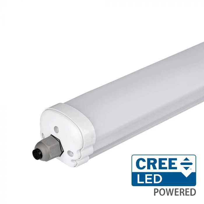 Lubinis šviestuvas V-tac 18W LED linijinis paviršinis šviestuvas G-SERIES, 60cm, baltas, 6500K, IP65, CREE LED chip