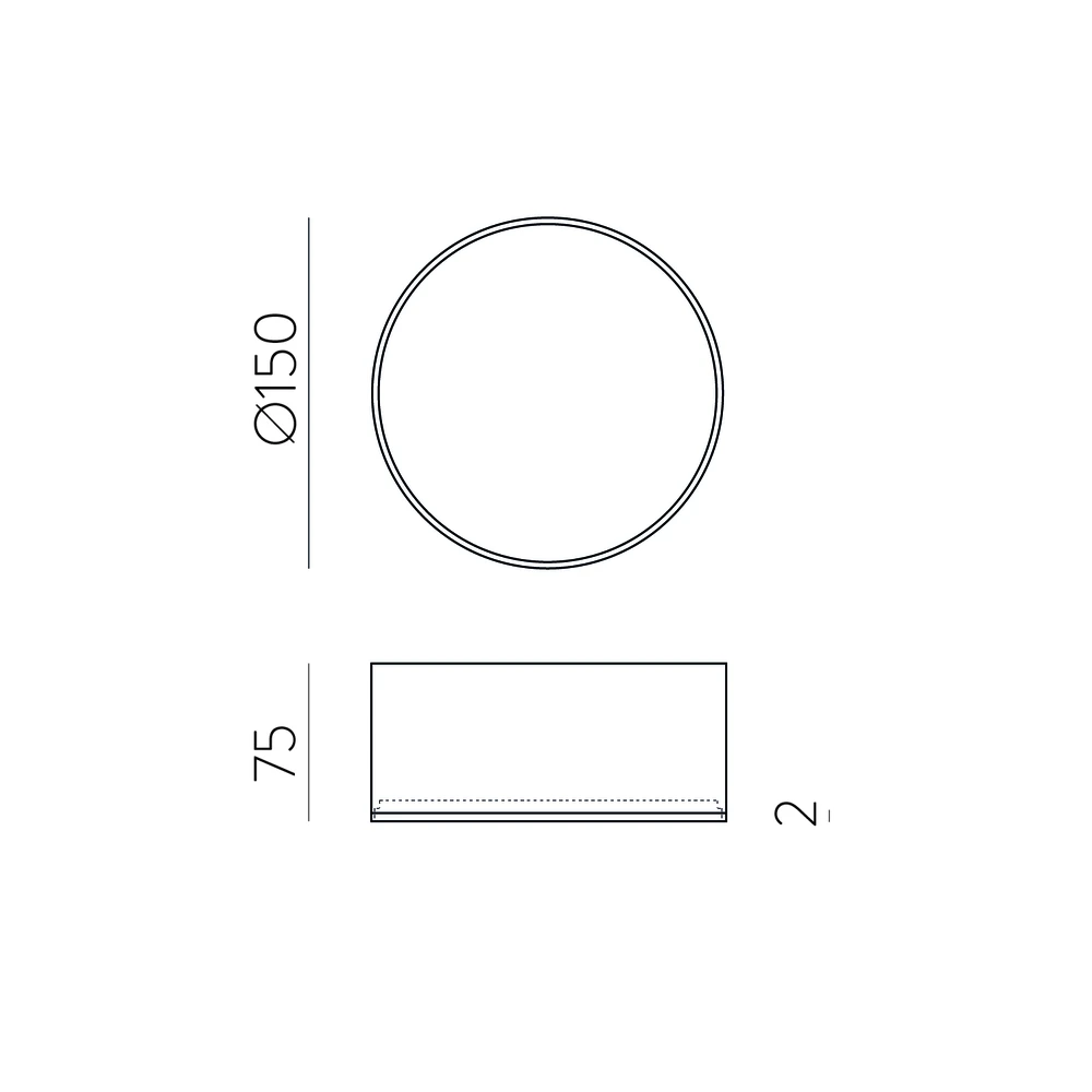 18W LED lubinis šviestuvas ALIS, juodas, 2700/4000K, IP44, P3998170N