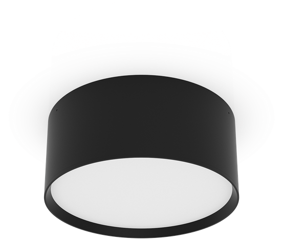 18W LED lubinis šviestuvas ALIS, juodas, 2700/4000K, IP44, P3998170N