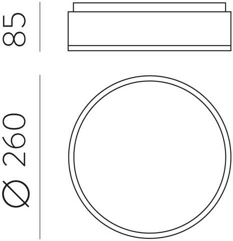 18W LED lubinis šviestuvas DINS, baltas, 2700/3000/4000K, IP44, P0395172BH