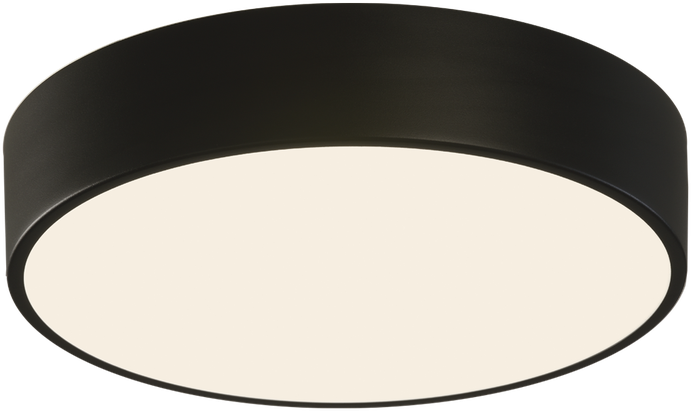 18W LED lubinis šviestuvas DINS, matinės juodos sp., 2700/3000/4000K, IP44, P0395172NL