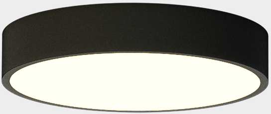 18W LED lubinis šviestuvas LONDON, juodas, 2700/3000/4000K, dimeriuojamas, P3760172NDP