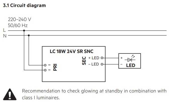 18W LED maitinimo šaltinis TRIDONIC, 24V, PWM