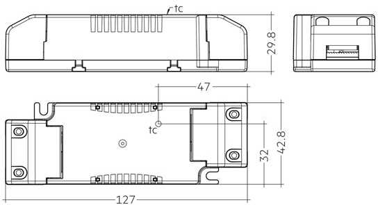 18W LED maitinimo šaltinis TRIDONIC, 24V, PWM