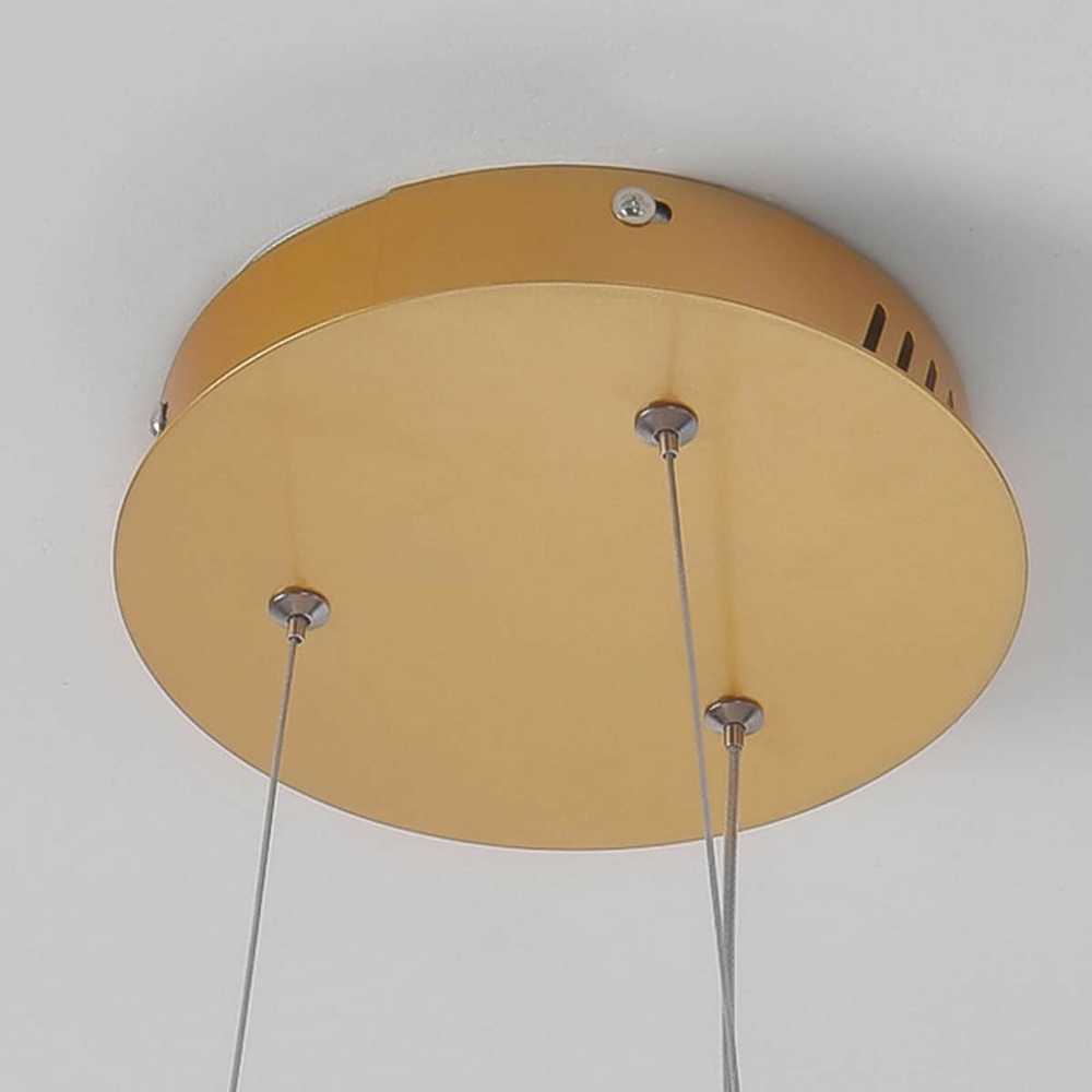 V-tac 18W LED pakabinamas šviestuvas, aukso sp., 3000K