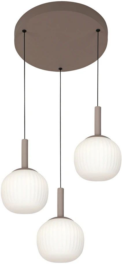 18W LED pakabinamas šviestuvas MONTES, rudos/baltos sp., 3000/4000/6000K