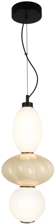 18W LED pakabinamas šviestuvas TORDI, smėlio/matinės baltos sp., 3000K